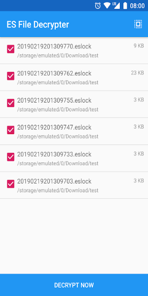 ES File Decrypter Captura de pantalla 1
