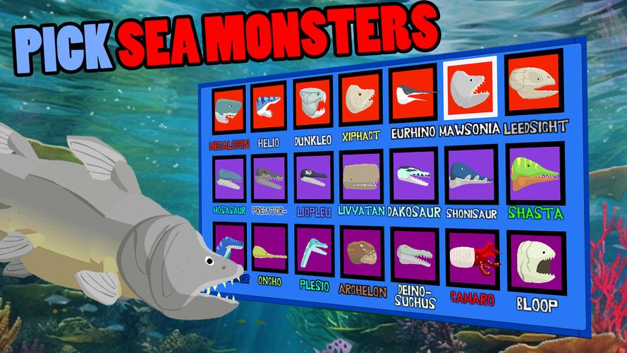 Megalodon Fights Sea Monsters スクリーンショット 1