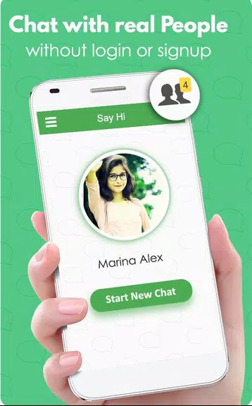 Say Hi - Meet People Online Captura de pantalla 0