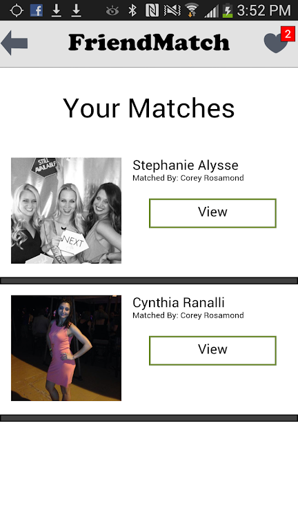 FriendMatch Zrzut ekranu 1