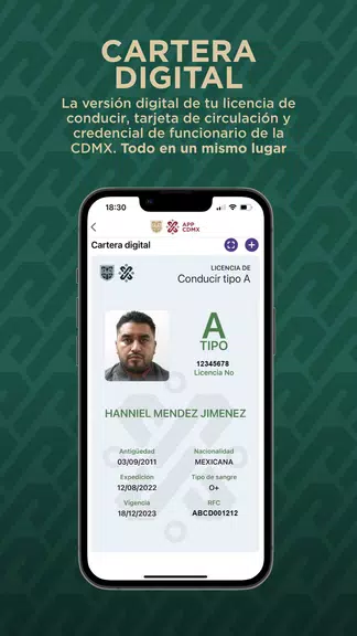 App CDMX Zrzut ekranu 2