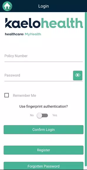 Kaelo MyHealth स्क्रीनशॉट 0