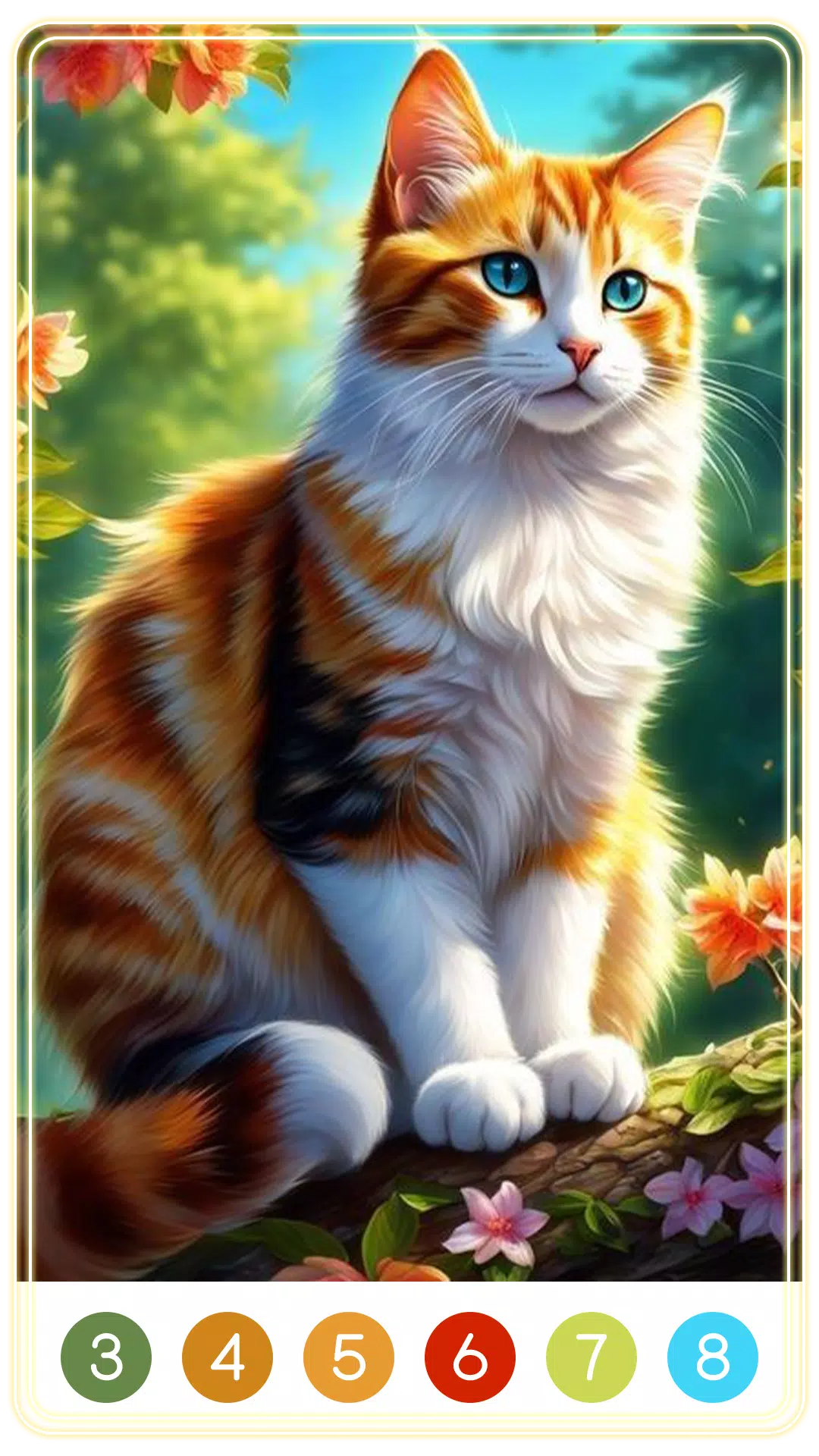 Cat Paint by Number Captura de pantalla 0