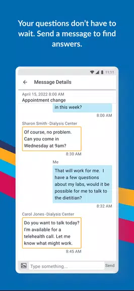 DaVita Care Connect Screenshot 2