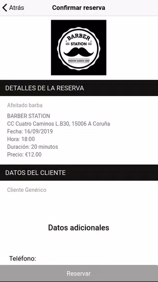 Barber Station Captura de tela 2