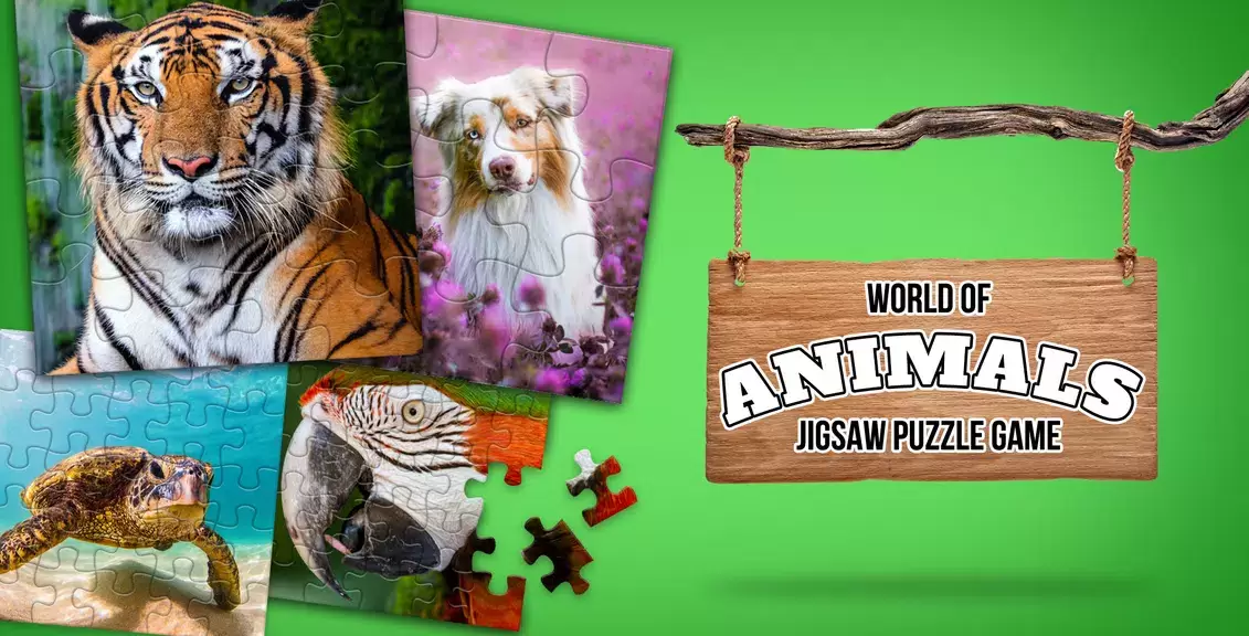 Animal puzzle games offline Capture d'écran 0