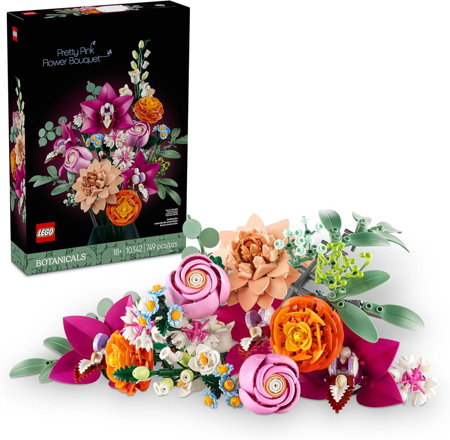 Kami Membina Bouquet Bunga Lego Pretty Pink, kejutan Hari Valentine yang sempurna