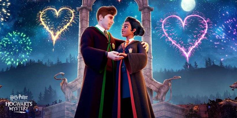 Harry Potter: Mistério de Hogwarts, como na vida real, permite que você trabalhe para ganhar níveis de relacionamento na atualização do dia de Fun Valentine 