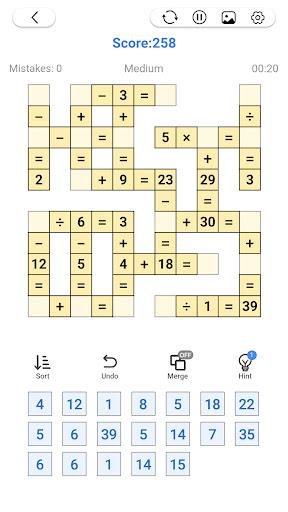 Math Number: Cross Math Puzzle Tangkapan skrin 3