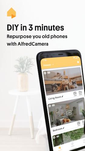 AlfredCamera Home Security app Ekran Görüntüsü 0