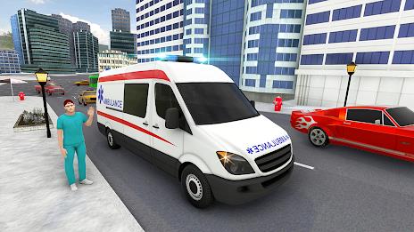 Ambulance Simulator Car Driver Capture d'écran 2