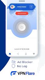 VPN FLARE - SECURE & FAST VPN Captura de tela 1