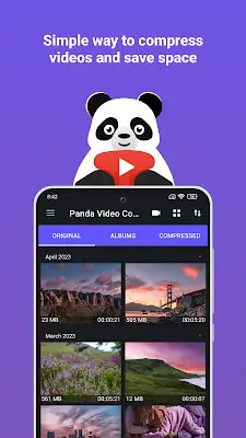 壓片熊貓 - 影片壓縮器: Panda Video應用截圖第0張