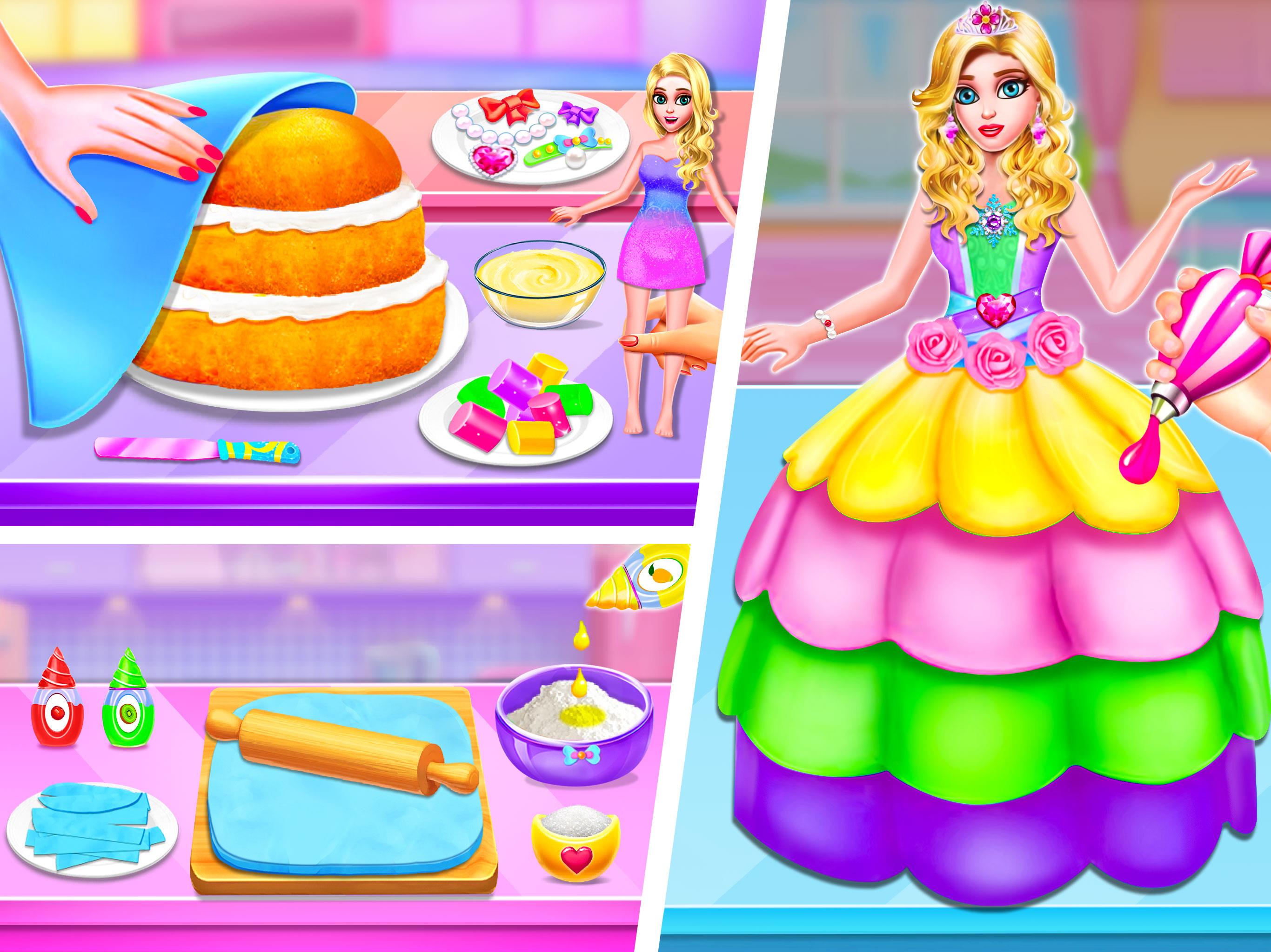 Doll House Cake Maker Game Ekran Görüntüsü 0