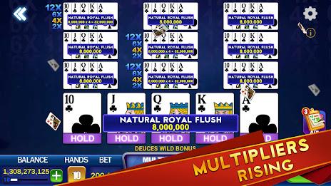 Deuces Wild: Video Poker Ultra ภาพหน้าจอ 1