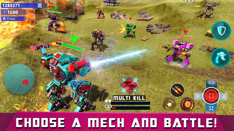 Mech Robot Games - Multi Robot Tangkapan skrin 1