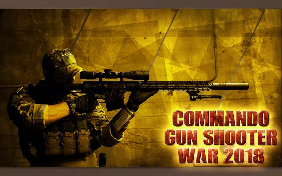 Commando Gun Shooter War 2018 ဖန်သားပြင်ဓာတ်ပုံ 0