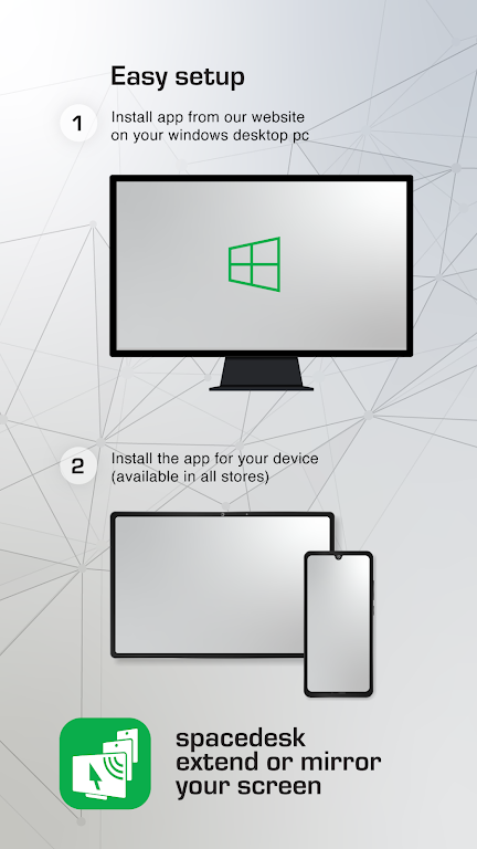 spacedesk - USB Display for PC Captura de tela 0