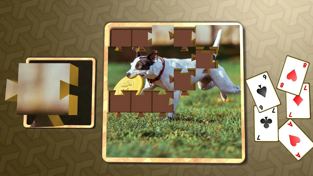 Schermata Jigsaw Solitaire - Dogs 3