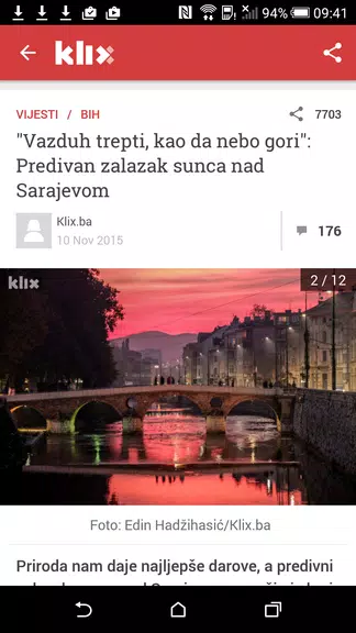 Klix.ba Ekran Görüntüsü 2