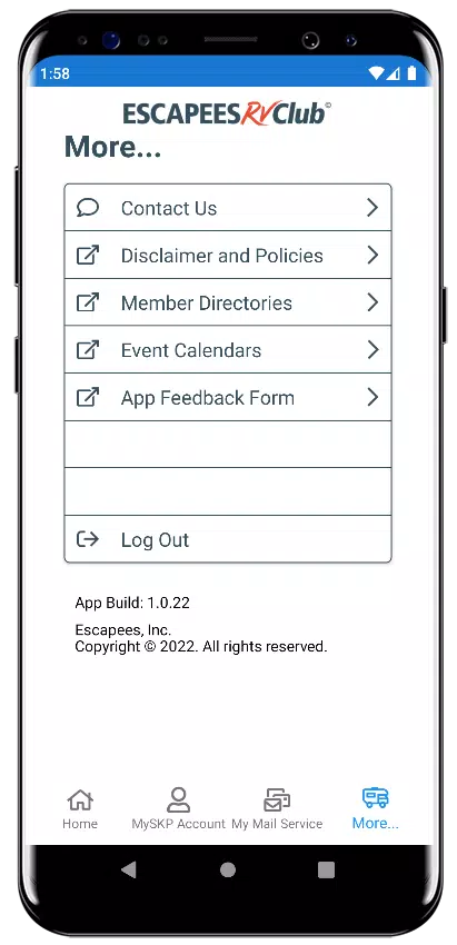 Escapees RV Club Mobile App Captura de tela 3