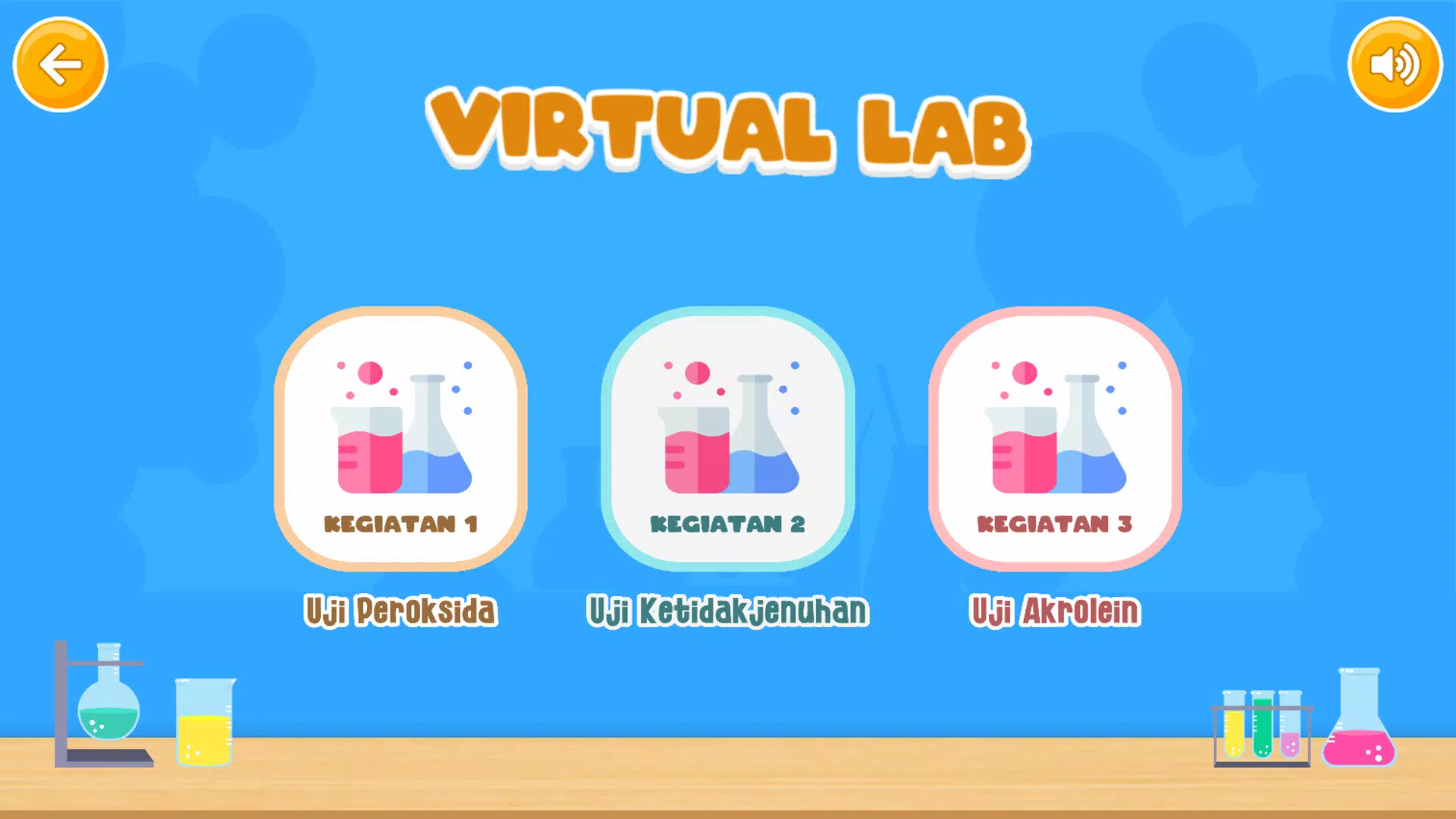 Virtual Lab Reaksi Lemak Capture d'écran 3