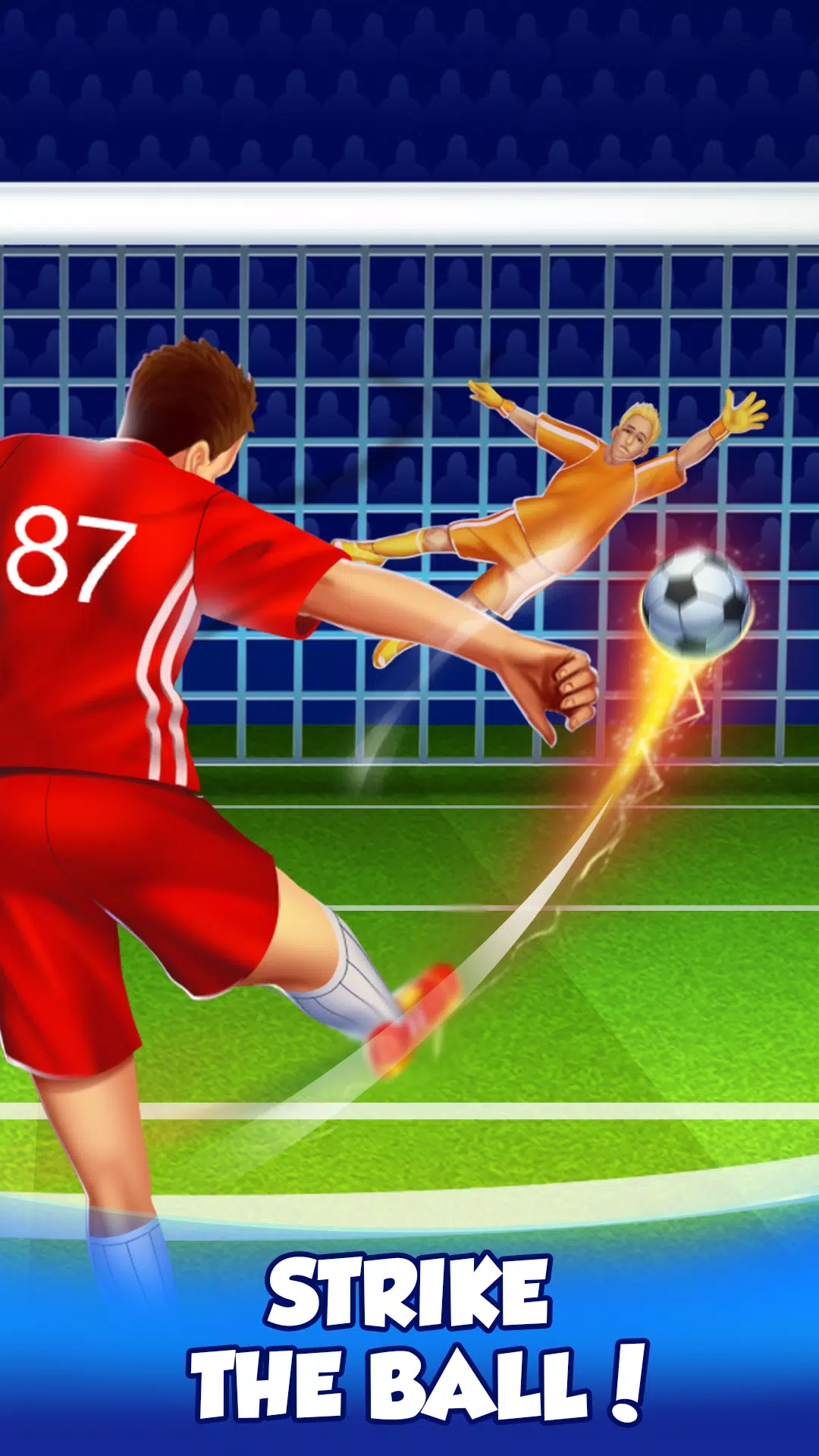 Flick Football : Soccer Game スクリーンショット 1