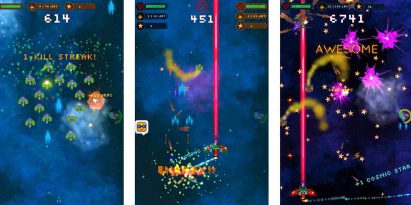 El shooter al estilo Galaga 'Wars of Wanon' desata invasiones alienígenas