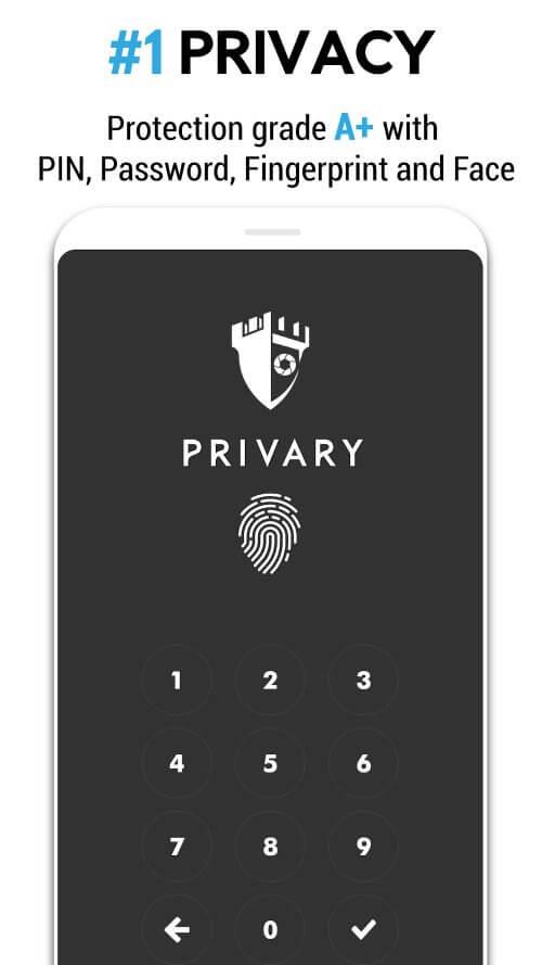 写真を保護するビデオ - PRIVARY スクリーンショット 1