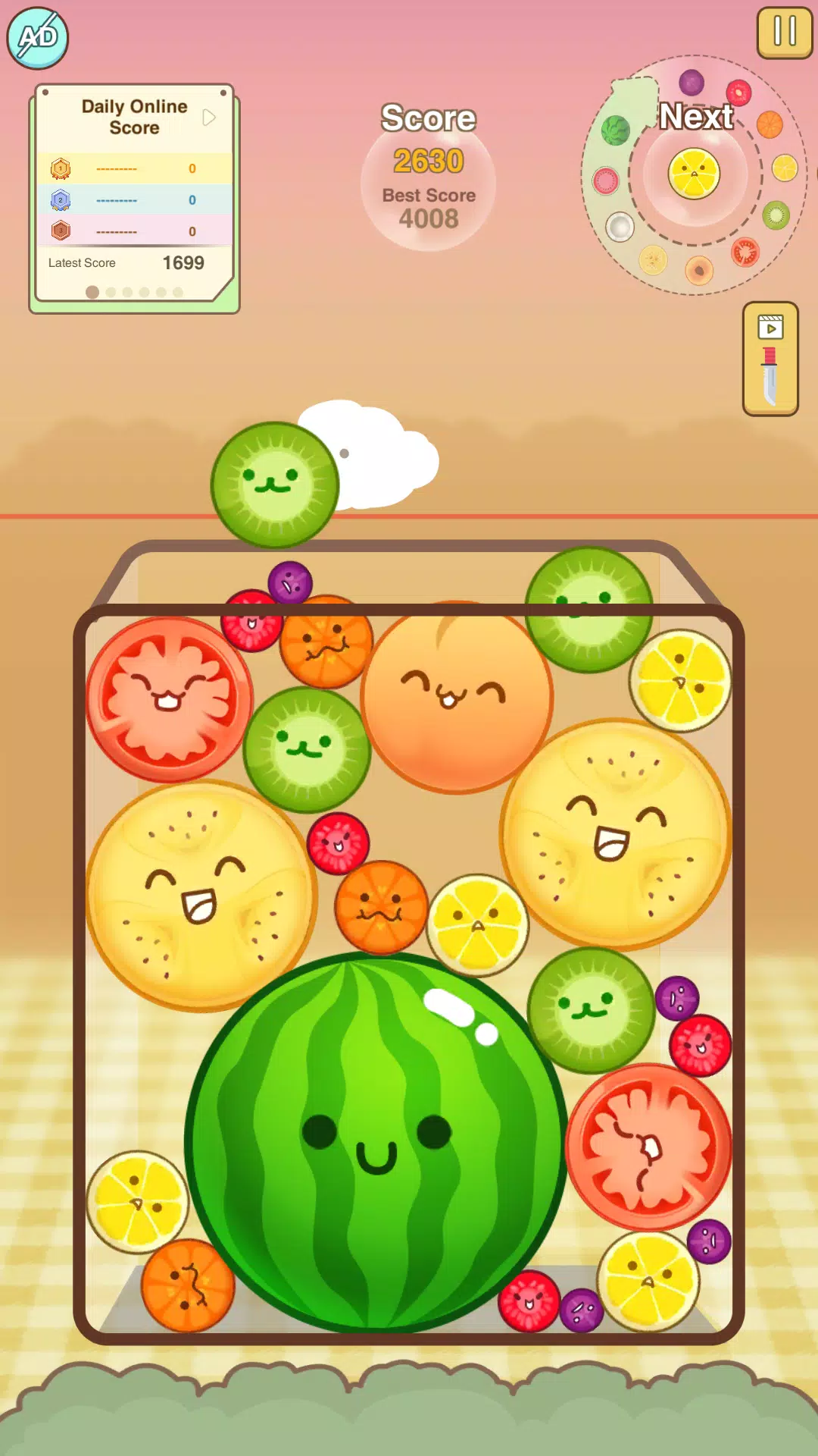 Watermelon Merge Game स्क्रीनशॉट 0