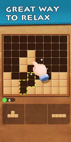 Wood Block Puzzle Classic Game Ảnh chụp màn hình 1