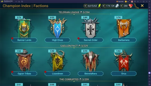 Top champions pour Raid Shadow Legends Faction Wars 2025