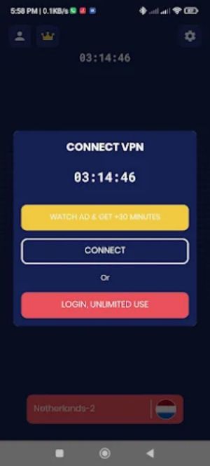 IRSPEEDY VPN Fast & Private Ảnh chụp màn hình 1