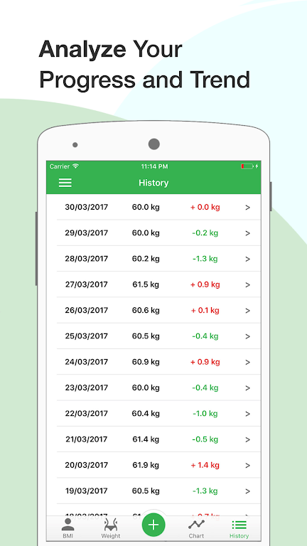 BMI Calculator: Weight Tracker 스크린샷 3