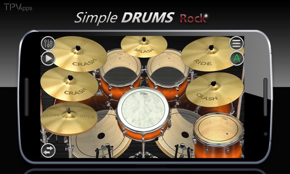 Simple Drums Rock - ドラムセット スクリーンショット 3