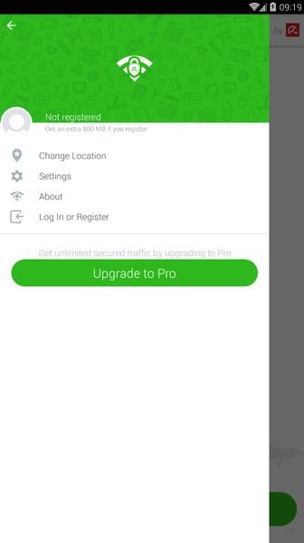 Avira Phantom VPN & Proxy Capture d'écran 1