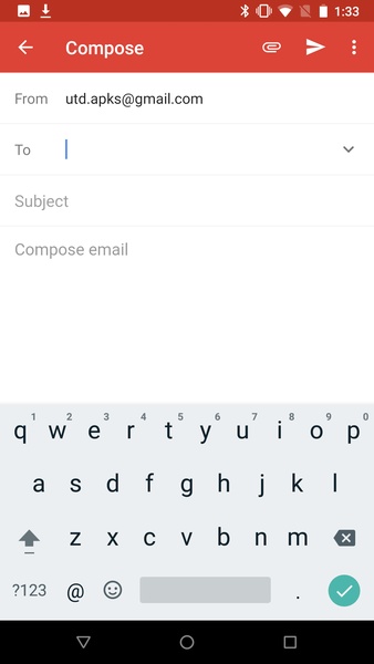 Gmail Go Capture d'écran 0