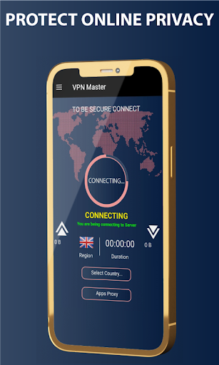 VPN Proxy Master Safe & secure Captura de pantalla 3