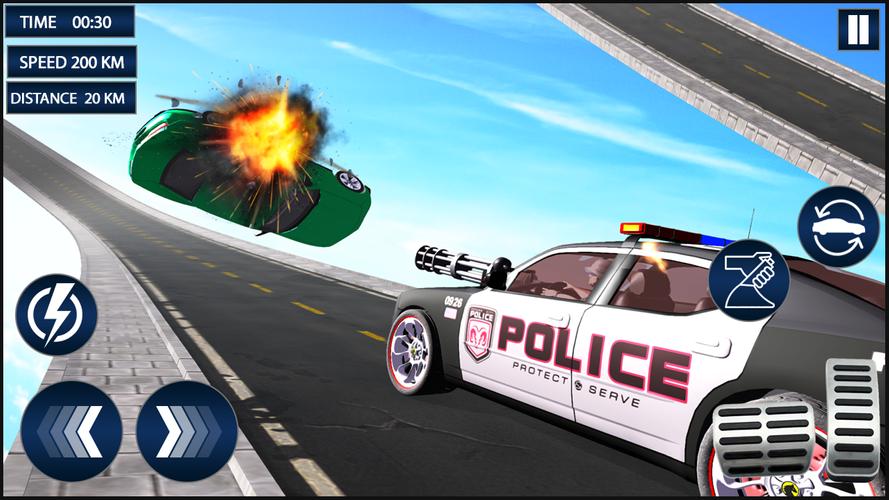 Police Car Chase: Driving Game Capture d'écran 1