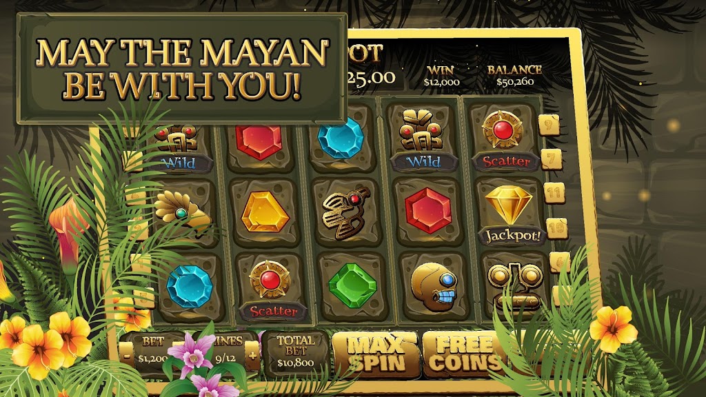 Mayan Ruins Slots Скриншот 1