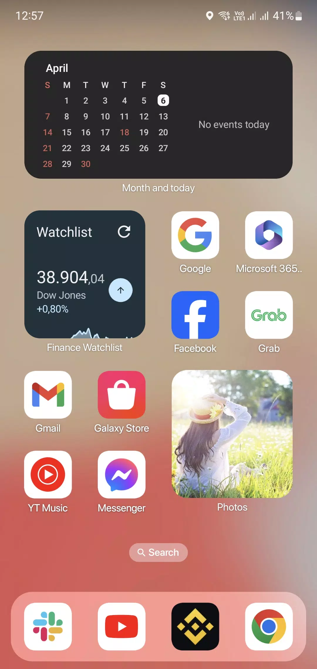 Schermata Launcher OS 1