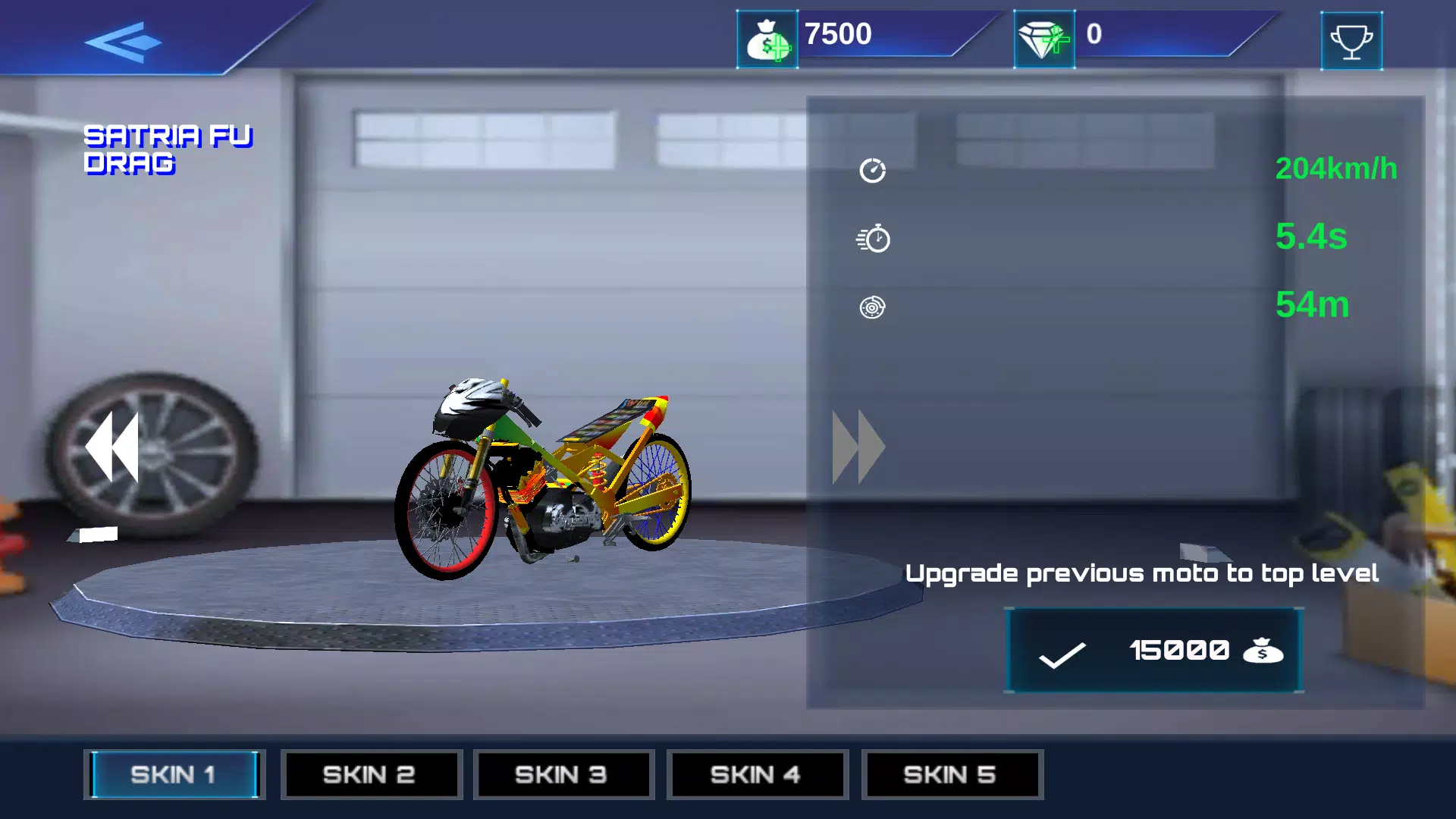 Real Drag Bike Racing Captura de pantalla 2