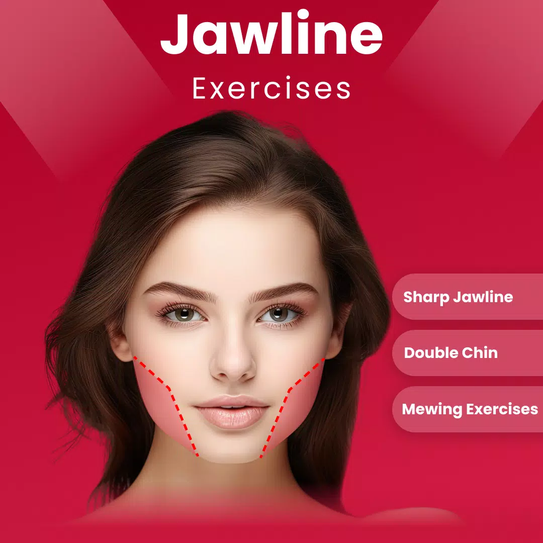 Jawline Exercises & Mewing Tangkapan skrin 0