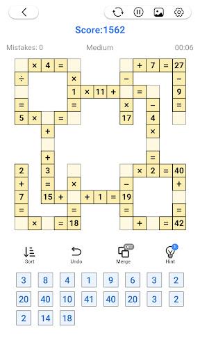 Math Number: Cross Math Puzzle ภาพหน้าจอ 2