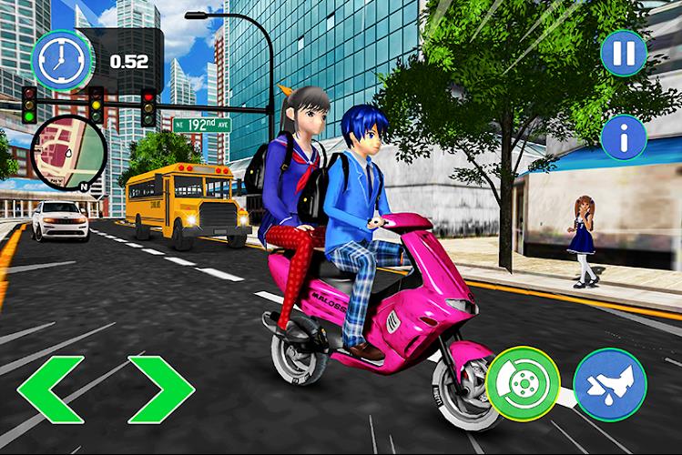 Virtual High School Life Sim Ảnh chụp màn hình 1