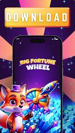 Big Fortune Wheel: Real Prizes ภาพหน้าจอ 0