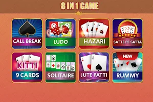 Call Break Ludo & Gin offline Zrzut ekranu 3