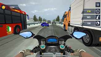 Endless Moto Traffic Racer 3D Captura de tela 1