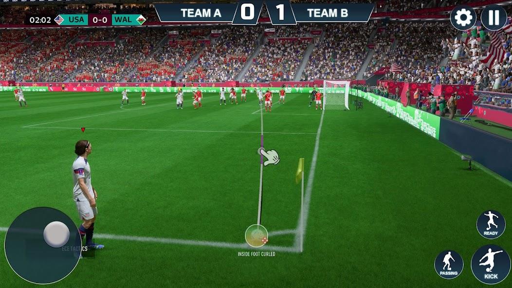 Real League Soccer Offline Mod Capture d'écran 1