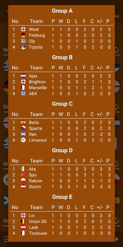 Europa Football Calculator 23 Capture d'écran 3